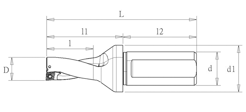 快速鑽系列WDX-2D,Indexable Rapid Drill WDX-2D Series