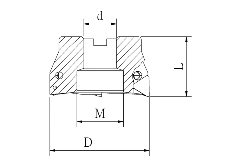 90ﾟ-Indexable Face Milling Cutter 