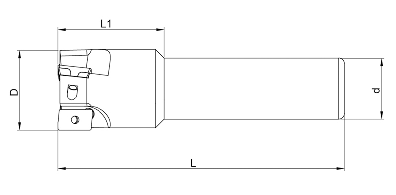 BDMT Shoulder End Mill