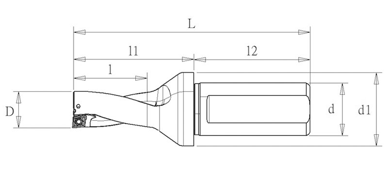 Indexable Rapid Drill WDX-2D