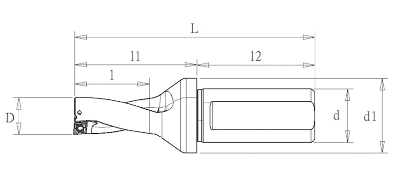 Indexable Rapid Drill WDX-3D