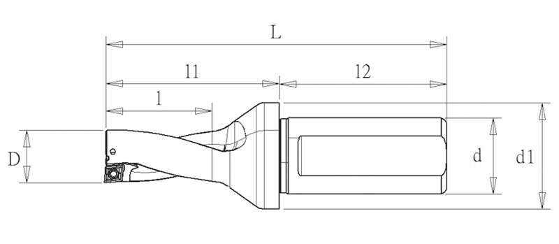 Indexable Rapid Drill WDX-5D